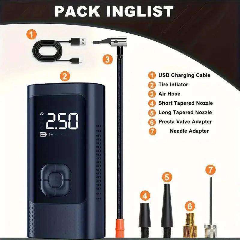 T300 Digital Tire Gauge with AAA Batteries