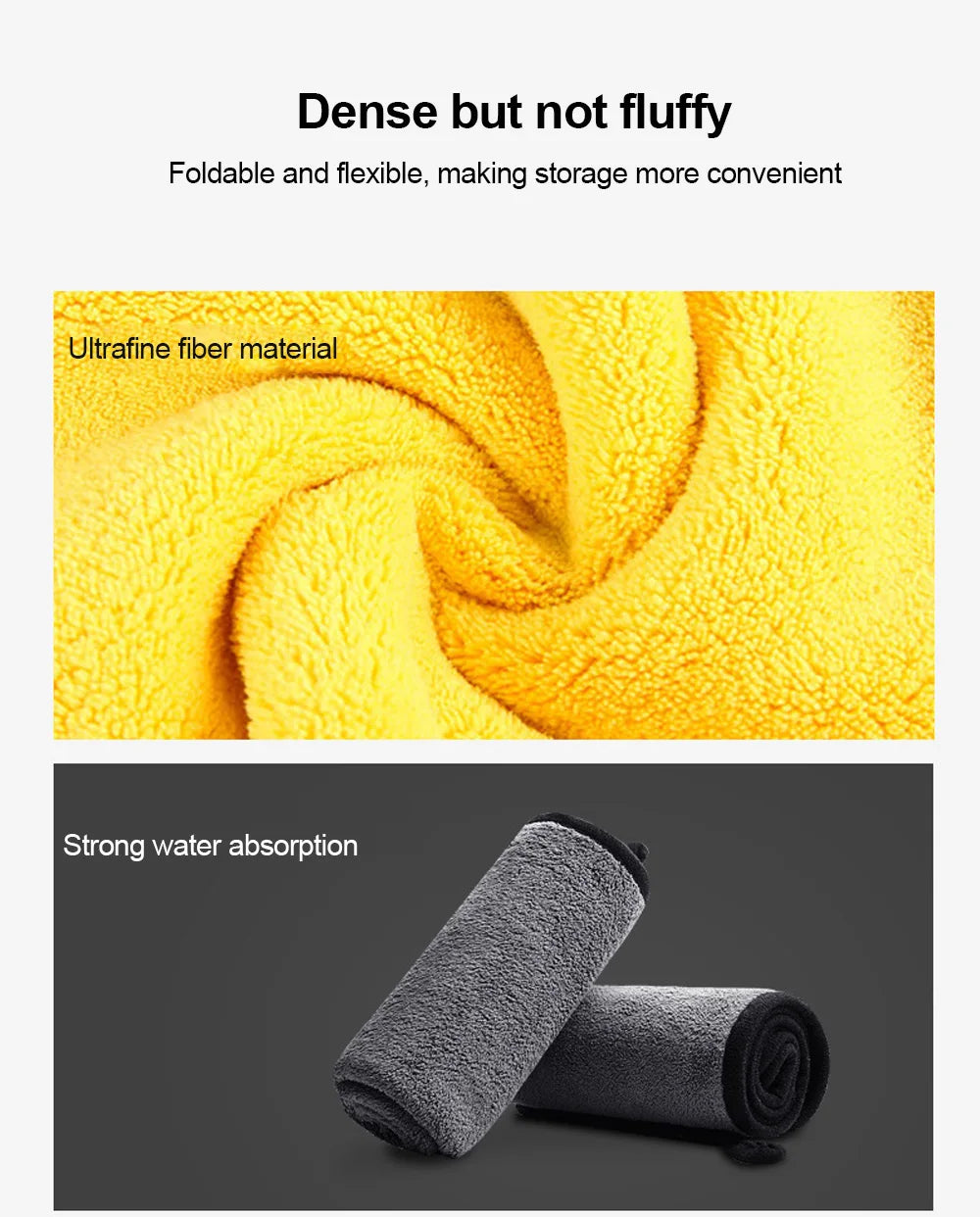 Multipurpose Microfiber Cleaning Cloth 60x30cm
