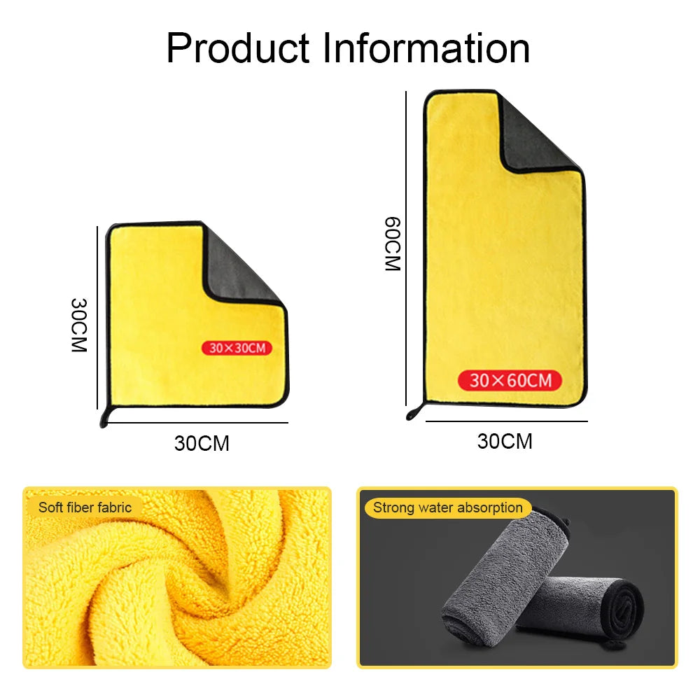 Multipurpose Microfiber Cleaning Cloth 60x30cm