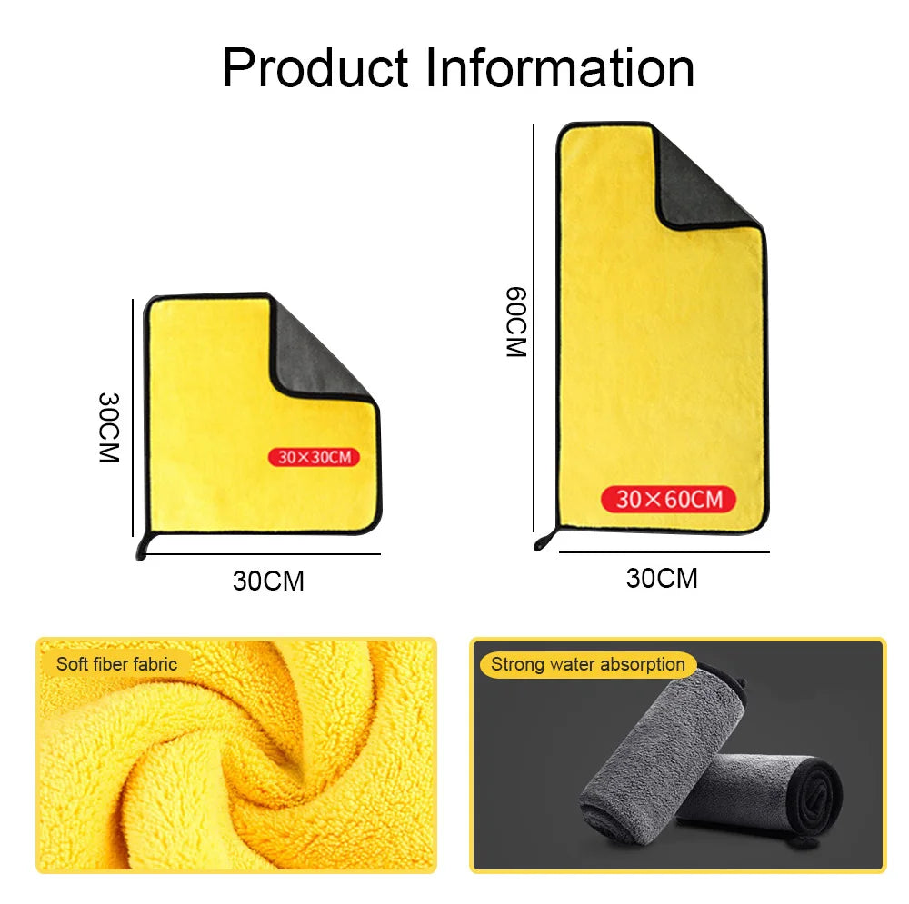 Multipurpose Microfiber Cleaning Cloth 60x30cm