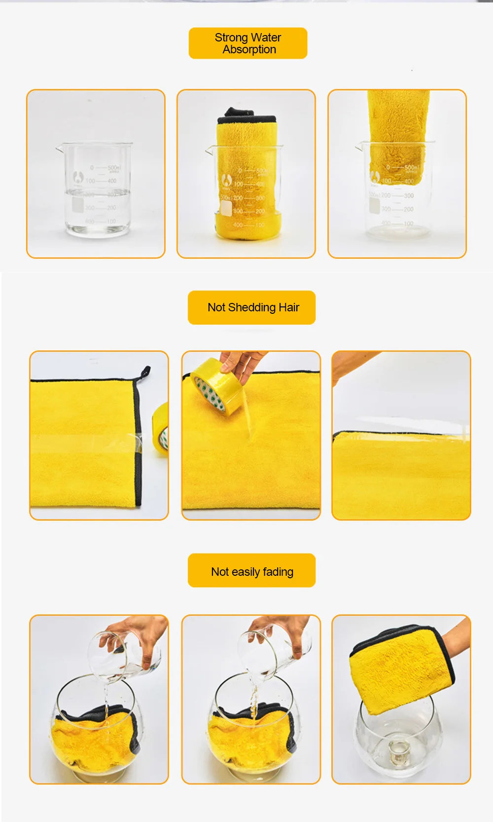 Multipurpose Microfiber Cleaning Cloth 60x30cm